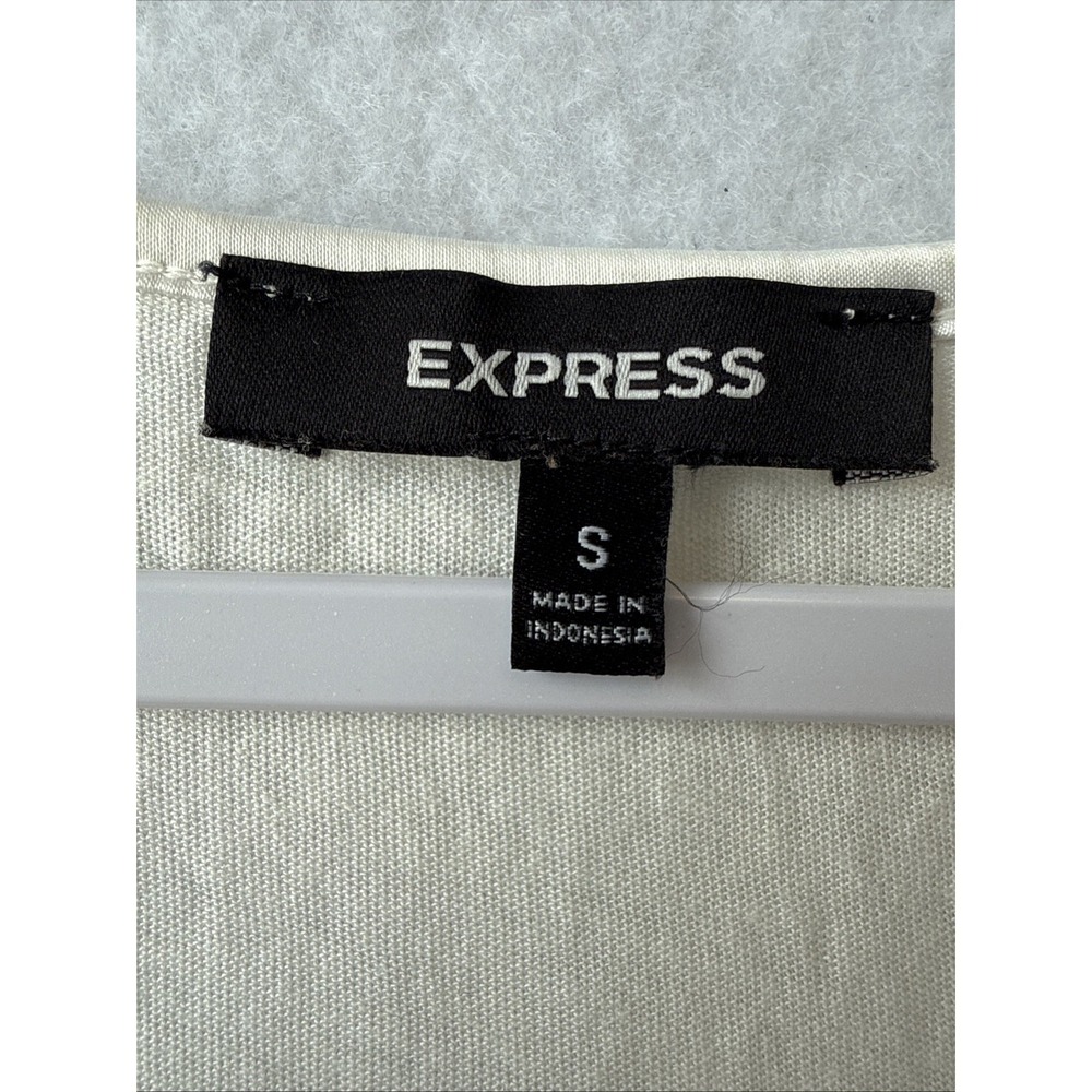 Express Gold Sequin Modal Cotton Sleeveless Scoop‎ Tank S Boho Chic Glam Party - Picture 4 of 9